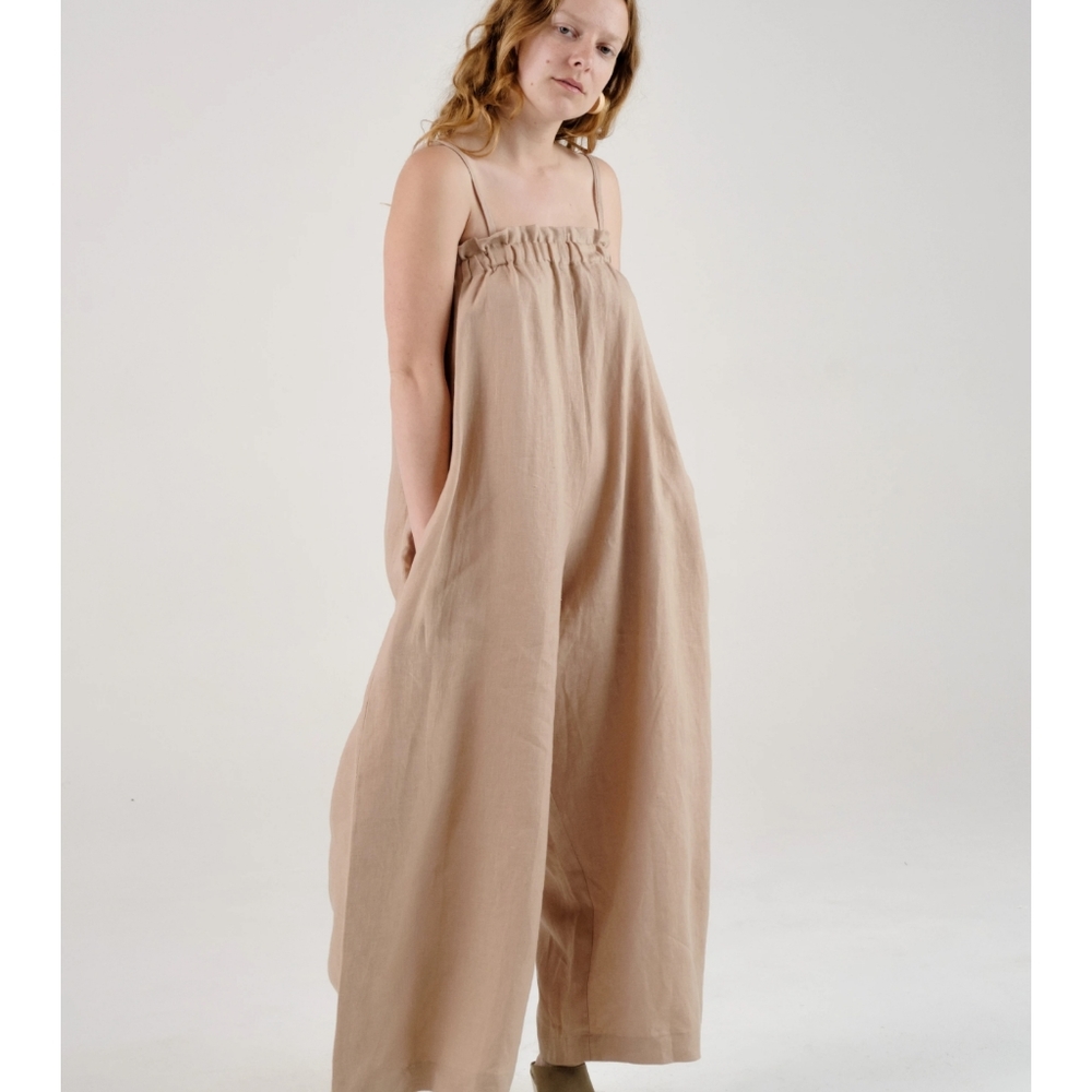 OZMA Deia jumpsuit in clay